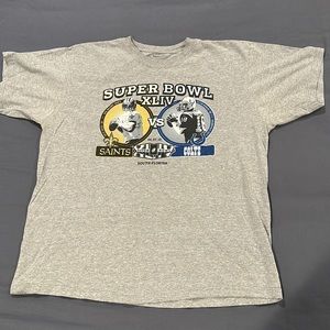 Super Bowl XLIV TShirt Drew Brees/Peyton Manning Reebok